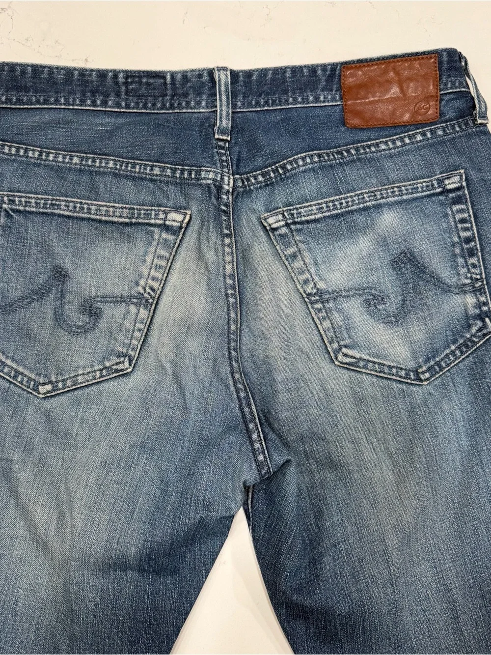 AG Adriano Goldschmied Men’s The Protege Straight Leg Blue Jeans 31x29